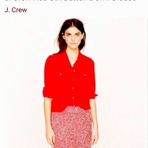 J Crew Silk Shirt
